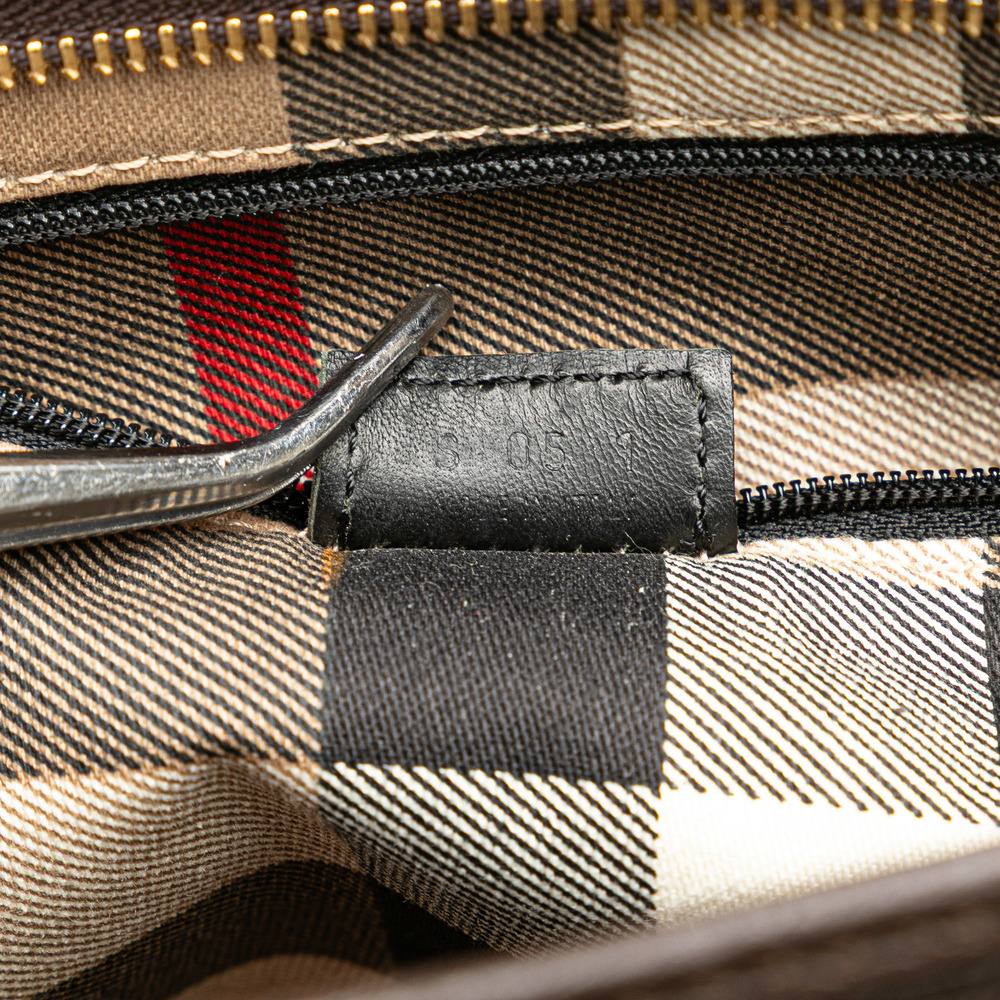 Pre-Loved Burberry Leather Shoulder Bag - Picture 6 of 12